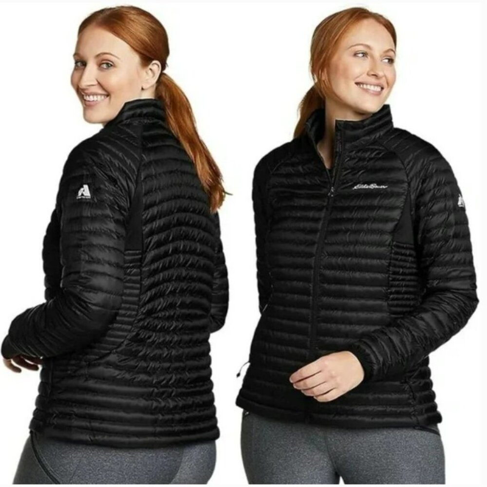 Eddie Bauer First Ascent Puffer Jacket Women's S EB800 Premium Goose Down